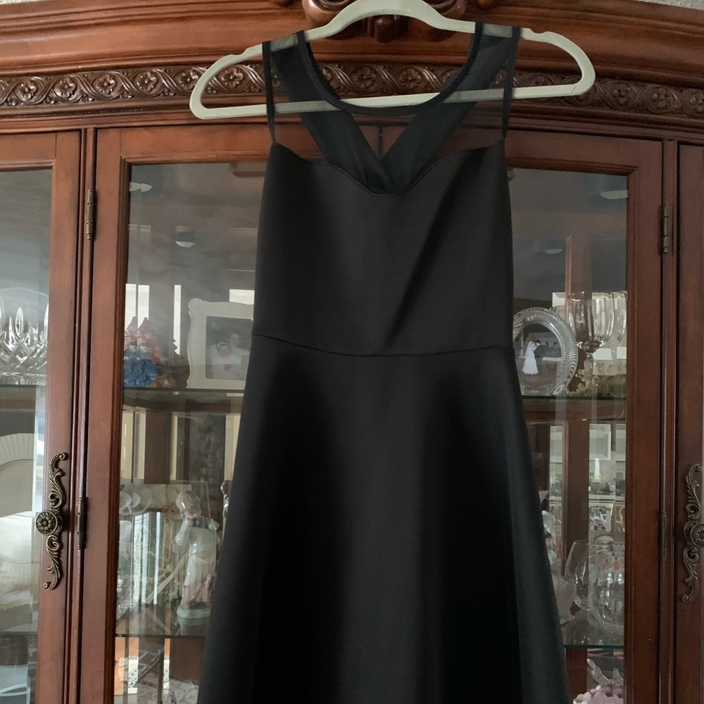 Black mini dress